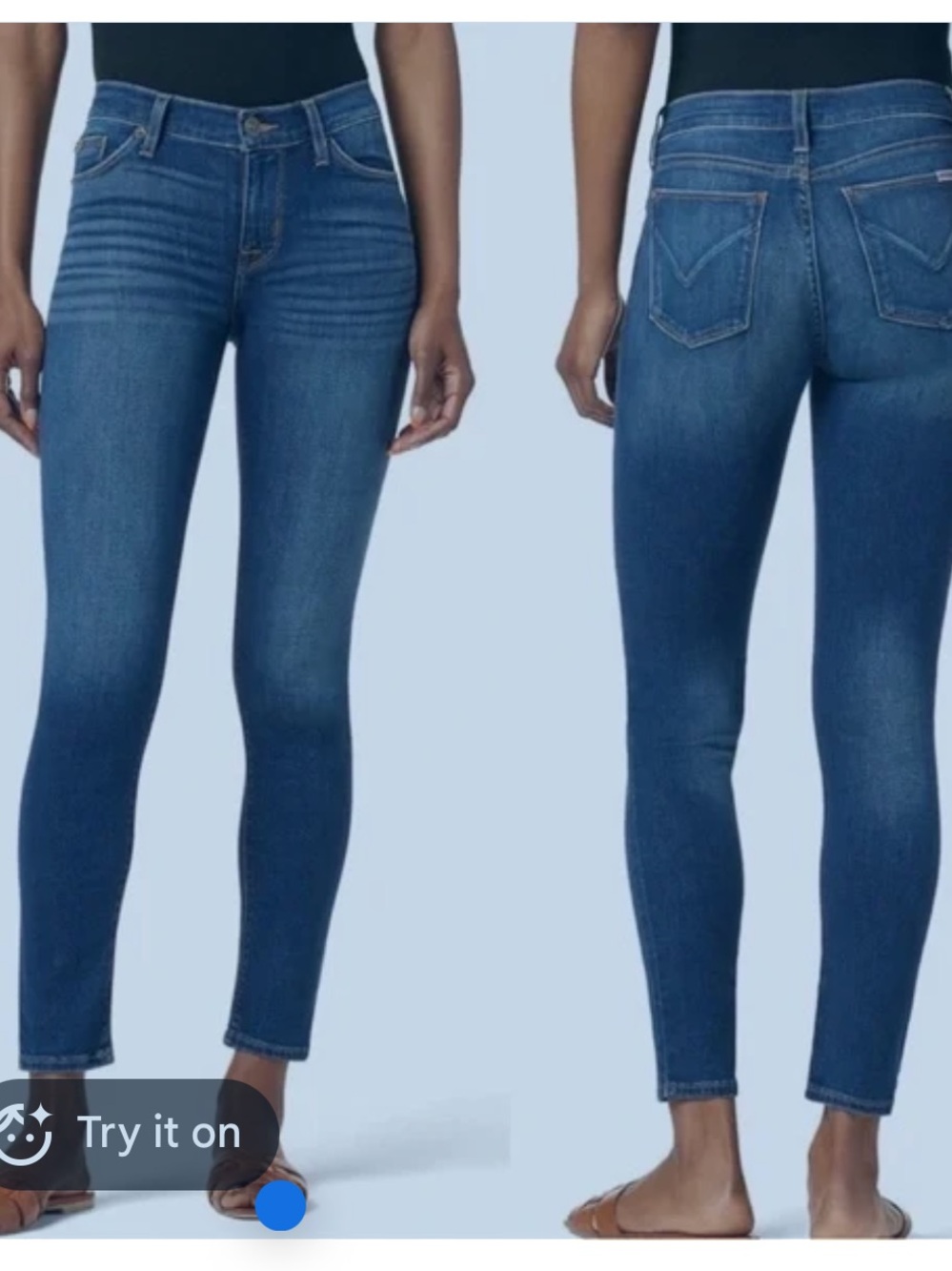 Hudson Jeans Krista Skinny Indigo Blue Wash